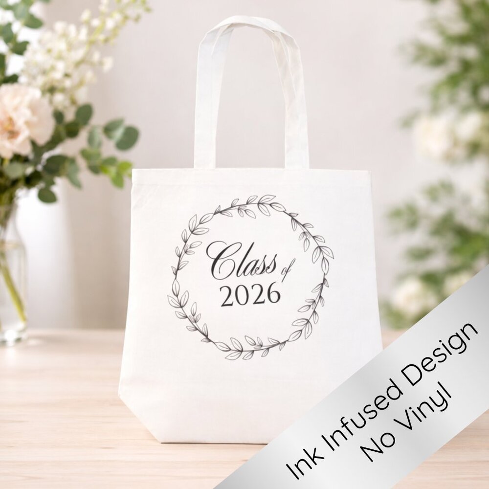 Class of 2026 Graduation Tote Bag, Senior Gift, Graduation Party Bag